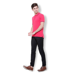 Chemise pour homme à manches courtes, style tendance, imprimé personnalisé, séchage rapide, 100% polyester, tissu tricoté, couleur unie, service OEM - Product Image 4