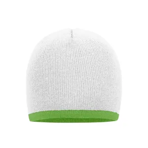 Customizable Contrasting Border <b>Beanie</b> Cap for Promotional Hoodies & Sweatshirts - Product Image 2