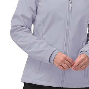 Veste Softshell matelassée imperméable et respirante pour femme, en Spandex/Polyester, doublure amovible, logo frontal, légère - Product Image 2