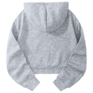 Sudadera con capucha recortada de tendencia de alta calidad, ropa de calle informal, figuras de hombros caídos, sudaderas transpirables ecológicas de punto - Product Image 2