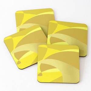 Decorative Coasters Factory Mango/Acacia <b>Wood</b> Over Printed Tea Serving Coasters 4 Pieces Set Kitchen Accessories Coasters Resin - Product Image 4