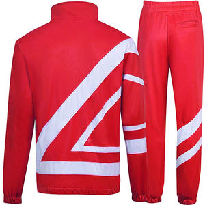 Ensemble de survêtement pour homme, impression par sublimation, 2 pièces, veste zippée intégrale, jogging, survêtement rayé - Product Image 2