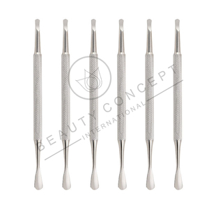 Empujador de cutículas profesional para manicura y pedicura Empujadores de cutículas ergonómicos Acero inoxidable y duradero Ecológico - Product Image 1