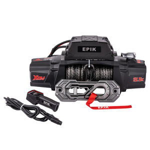 Cabrestante eléctrico de capacidad de carga de 13500 libras-12V CC para camión de remolque todoterreno, control remoto inalámbrico 2 en 1 - Product Image 6