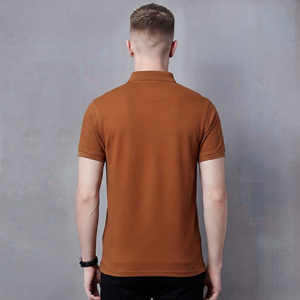 Camiseta OEM de moda 100% algodón 180 gsm, de peso pesado, con logotipo personalizado impreso en serigrafía, tejido de punto de secado rápido, estilo hip hop, polo para hombre. - Product Image 5