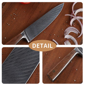 มีดลายดามัสกัสทำจากสแตนเลสเกรดพรีเมี่ยม - Product Image 4