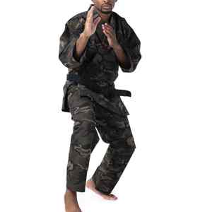 Uniforme de Taekwondo personnalisé professionnel avec tissu respirant à séchage rapide, durable et flexible pour la pratique des arts martiaux unisexe adulte - Product Image 5