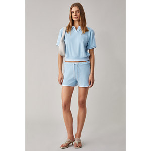 Ensemble deux pièces pour femme ETHIQUET DZENKA, coupe ample, jambe large, taille haute - Product Image 1