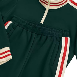 Top Trending <b>Boys</b> 2-Piece Winter Casual Tracksuit Set Long Sleeve Full Zip Solid Active for Kids - Product Image 6