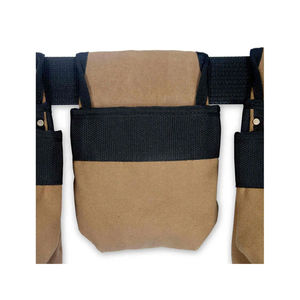 Conception confortable en cuir véritable électricien pochette à outils outil charpentier ToolLow prix bonne qualité en cuir fait à la main grand sac - Product Image 2