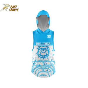 Venta al por mayor de uniformes de fútbol americano con capucha 7 V 7 para jóvenes de ajuste regular sublimación uniforme personalizado 7 en 7 conjuntos de uniformes de fútbol - Product Image 3