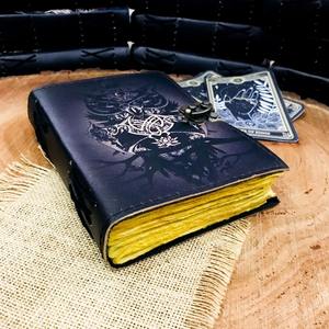 วารสารหนังแฮนด์เมดรูปนกฮูกเย็บตะเข็บ - Product Image 4