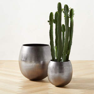 Macetas de latón antiguo Macetas de jardín Decoración exterior e interior Vivero Pasillo Maceta de metal Maceta - Product Image 4