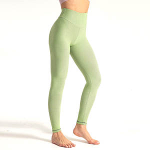 Mallas elásticas de entrenamiento para mujer, pantalones de Yoga, mallas de yoga, venta al por mayor - Product Image 1