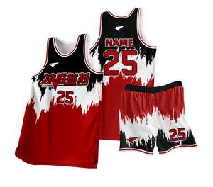 Vente en gros à prix avantageux, nouveau design respirant, uniforme de basket-ball 100% coton, maillot rose, ensemble d'équipe avec logo imprimé personnalisé - Product Image 5