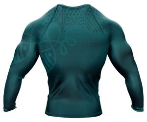 2025 Latest Short Sleeve <b>Men's</b> Rash Guard Custom Colors with Protection <b>Bright</b> Customized Colors - Product Image 2