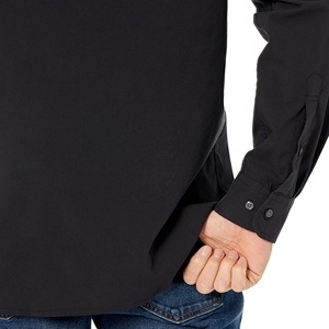 Chất Lượng Cao Nút <span class=keywords><strong>Up</strong></span> Áo Sơ Mi Cho Nam Giới Thời Trang Giản Dị Số Lượng Lớn Quần Áo Kết Hợp Quần Áo Bale Rắn Màu Dài Tay Áo Kẻ Sọc Áo Sơ Mi Cộng Với Kích Thước - Product Image 5