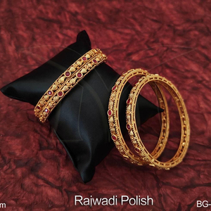 Đồ trang sức cổ rajwadi đánh bóng thiết kế bên mặc đẹp lạ mắt thiết kế đồ trang sức phụ kiện đồ trang sức cổ Bangles Bộ <span class=keywords><strong>4</strong></span> - Product Image 2