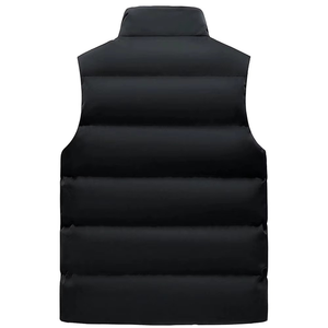 Gilets sans manches en duvet pour hommes tendance, légers et chauds, vêtements d'extérieur, couleur personnalisée, gilet matelassé, fournisseur direct d'usine OEM - Product Image 4