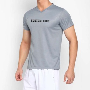 เสื้อผู้ชายขนาดใหญ่พิเศษเสื้อ100% ผ้าฝ้ายโพลีเอสเตอร์คอวีฤดูร้อน - Product Image 4