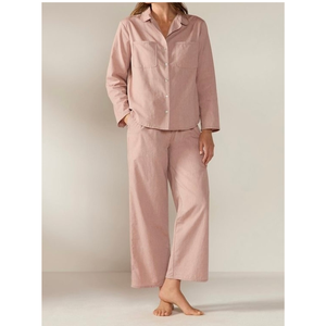 Women's Organic Cotton Pajama Set Ultra-Soft Thermal Sleepwear Eco-Friendly Nightwear with OEM ODM Service - Product Image 3