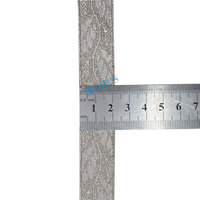 Uniformes OEM de haute qualité Fil d'argent Dentelle Tresse Mode Uniforme Français Argent Métallique Mylar Gallon Tresse Tresses