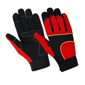 Guantes de seguridad mecánicos de cuero al por mayor | Guantes de uso doméstico con logotipo personalizado para hombres | Construcción compatible con pantalla táctil duradera - Product Image 1