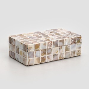 Wholesale mosaic capiz shell <b>heart</b> shape box for jewelry lowest price MOP organizer mother of pearl boxes - Product Image 5
