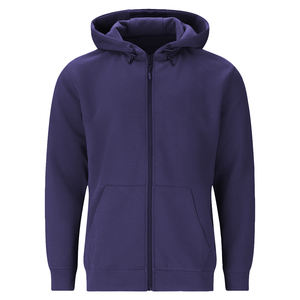 Gran oferta, ropa de calle de manga larga, sudaderas con capucha Lisas para hombres adultos, sudaderas con capucha con cremallera lisa de talla grande y dos bolsillos delanteros con servicio OEM - Product Image 6