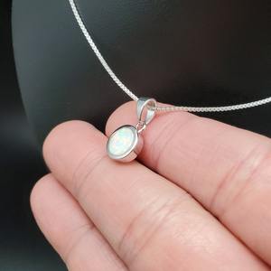 จี้โอปอลสปินเนอร์สไตล์โบโฮ925ทำด้วยมือพร้อมชุบทองเครื่องประดับของขวัญแต่งงานที่สมบูรณ์แบบ - Product Image 2