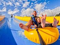 Toboggan aquatique gonflable géant personnalisé pour enfants et adultes, en PVC, pour usage résidentiel, scolaire et extérieur