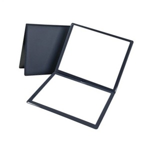 Porte-certificat en cuir PU de couleur noire avec votre Design et Logo personnalisables - Product Image 1