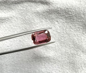 Coussin en tourmaline rose pêche 5.36 carats pierre taillée de qualité supérieure pour la fabrication de bijoux fins pierres précieuses naturelles - Product Image 4