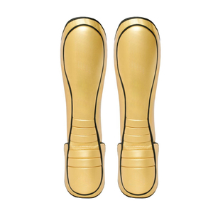 Espinilleras de cuero genuino hechas a medida, espinilleras universales de boxeo con logotipo personalizado para Kickboxing, venta al por mayor - Product Image 3