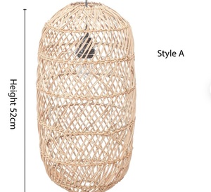 Lampe suspendue en rotin fait à la main pour une vie durable. Qualité durable pour la maison, le Spa, les Restaurants - Product Image 3