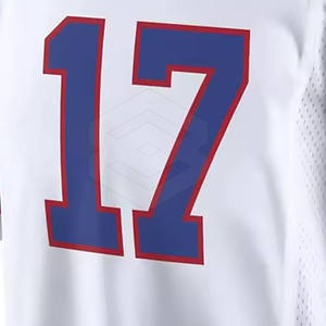 Pakistan Manufacturer's Button <b>Down</b> American Football Jersey Solid Color Breathable Plus Size Jersey - Product Image 6