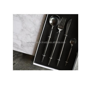 Ensemble de couverts en acier inoxydable en métal d'excellente qualité de conception fantaisie couverts vaisselle pour manger dans différentes tailles - Product Image 5