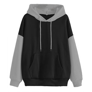 Vente en gros de pulls épais haut de gamme pour hommes, sweats à capuche raglan bicolores personnalisés de haute qualité pour hommes, 100% coton - Product Image 1