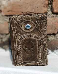 Journal en cuir fait main en agate sur mesure avec un design mystique en cuir brun riche idéal pour les cadeaux - Product Image 6