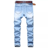 Pantalon déchiré personnalisé pour Hommes, meilleure vente, Jeans imprimés avec logo, pantalons Skinny en Denim pour garçons