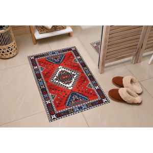 Alfombra Estampada, Alfombra Estilo Boho, Alfombra de Estilo Elegante, Alfombra con Diseño, Alfombra de Chenilla - Product Image 3