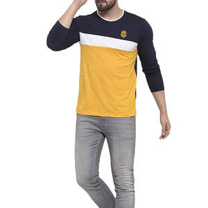 เสื้อยืดแขนเต็มของผู้ชายเสื้อถักโพลีเอสเตอร์/ คอตตอนแห้งเร็วระบายอากาศได้ดีไซส์ใหญ่ผลิตในปากีสถาน - Product Image 4