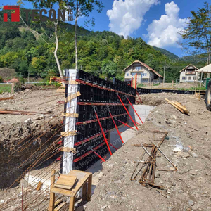 Beton duvar ve döşeme inşaatı için yeniden kullanılabilir ABS plastik kalıp sistemi - Product Image 2