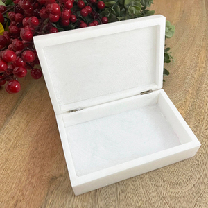 Caja de joyería de madreperla, caja de almacenamiento de joyería de mármol con forma personalizada de la India, solución de almacenamiento elegante de la más alta calidad - Product Image 2