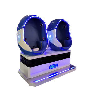Simulateur de chaise œuf VR 9D, machine de jeu de réalité virtuelle à vendre, simulateur d'amusement 220V avec paiement par pièces pour la course - Product Image 4