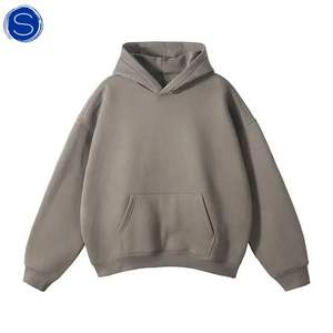 Hoodies pour hommes en tissu denim avec impression par transfert de chaleur - Product Image 3