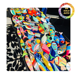 Painted Wooden Fish For Home Decoration | Handmade Craft for Gifts & Souvenirs From Viet Nam - Product Image 3