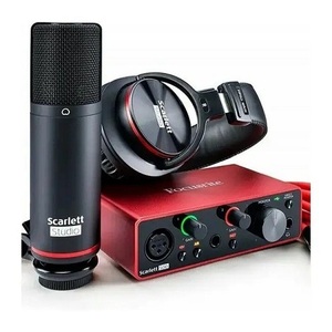 Nuevas tarjetas de sonido USB con interfaz de audio auténtica en vivo profesional original - Product Image 2