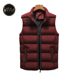 Chaleco de calefacción inteligente para hombre y mujer, chaleco térmico para exteriores con logotipo personalizado, chaleco acolchado grueso para exteriores con cuello levantado y cremallera - Product Image 6