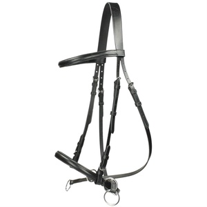 Brida de caballo de cuero de lujo con forma anatómica y tocado acolchado suave para mayor comodidad Personalización disponible - Product Image 5